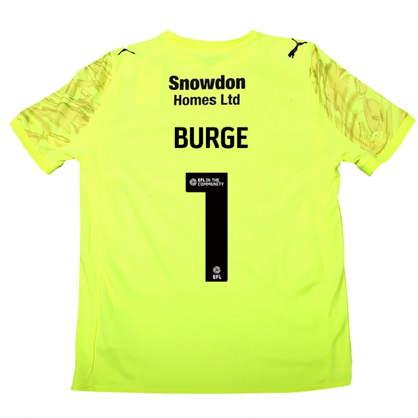 Danxen Homem Lee Burge #1 Verde Fluorescente Camisola Guarda-Redes 2025/26 Camisa Brasil
