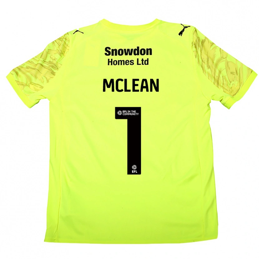 Danxen Homem Katie Mclean #1 Verde Fluorescente Camisola Guarda-Redes 2025/26 Camisa Brasil