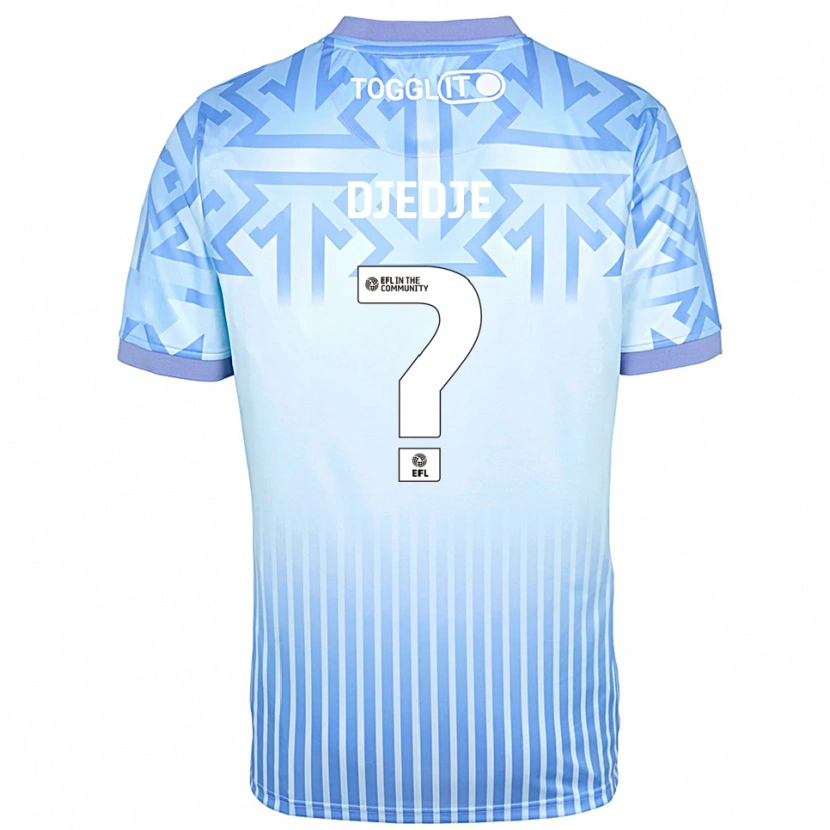 Danxen Homem Eterne Djedje #0 Branco Azul Claro Camisola Guarda-Redes 2025/26 Camisa Brasil