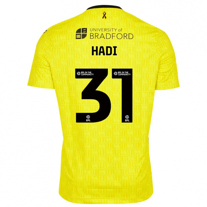 Danxen Homem Zac Hadi #31 Preto Amarelo Camisola Guarda-Redes 2025/26 Camisa Brasil