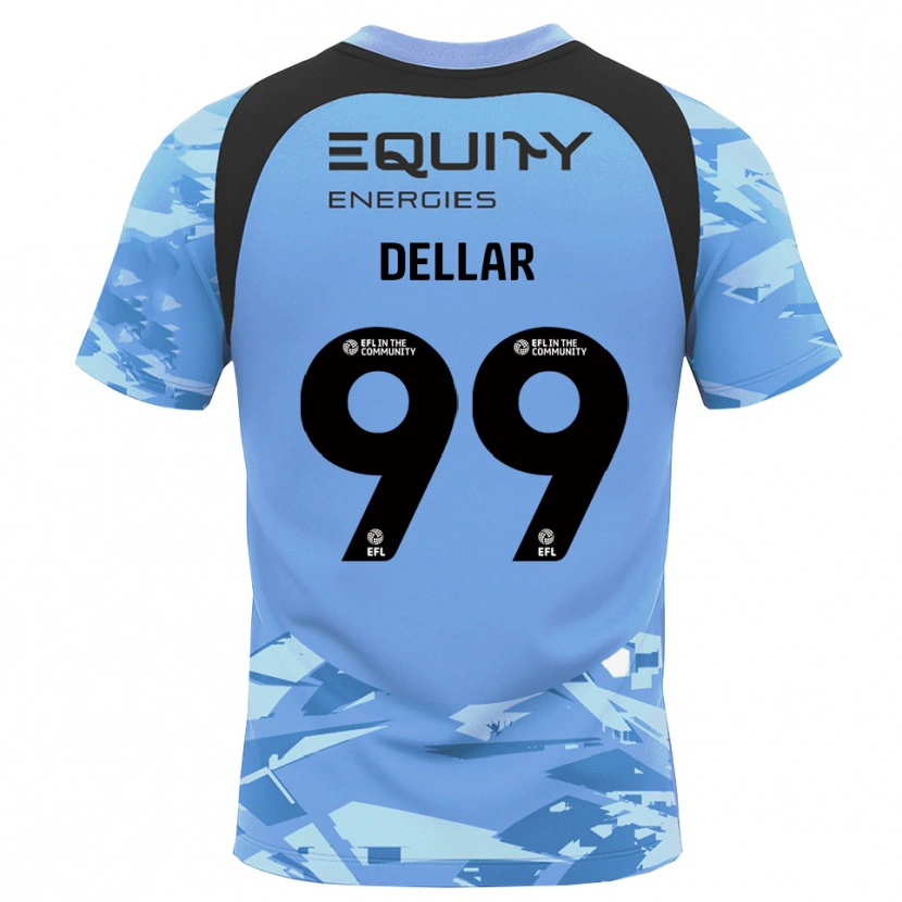 Danxen Homem Megan Dellar #99 Preto Azul Claro Camisola Guarda-Redes 2025/26 Camisa Brasil