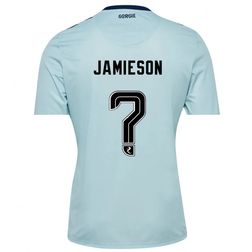 Danxen Homem Finlay Jamieson #0 Preto Azul Claro Camisola Guarda-Redes 2025/26 Camisa Brasil