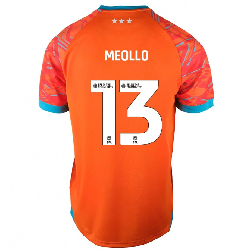 Danxen Homem Nina Meollo #13 Branco Laranja Camisola Guarda-Redes 2025/26 Camisa Brasil