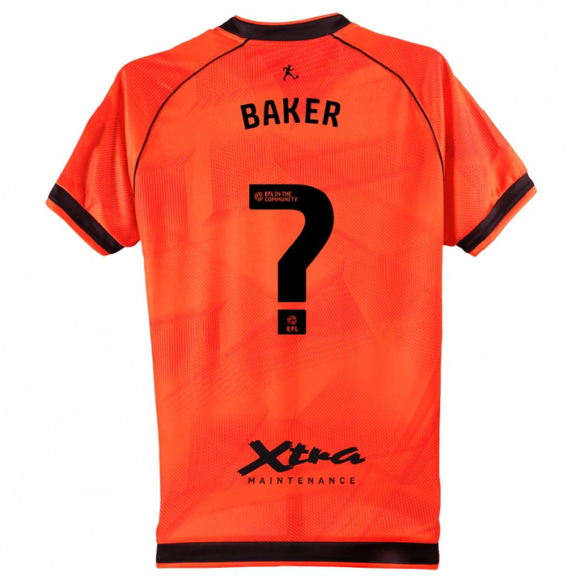 Danxen Homem Faye Baker #0 Preto Laranja Camisola Guarda-Redes 2025/26 Camisa Brasil