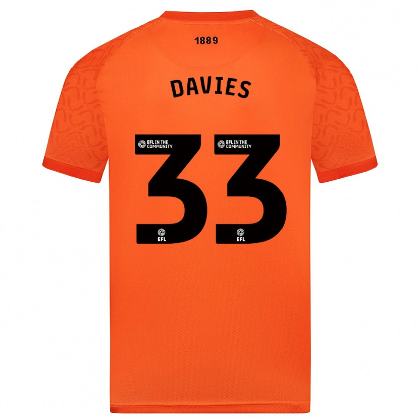 Danxen Homem Bethan Davies #33 Preto Laranja Camisola Guarda-Redes 2025/26 Camisa Brasil