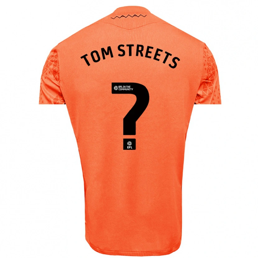 Danxen Homem Tom Streets #0 Preto Laranja Camisola Guarda-Redes 2025/26 Camisa Brasil