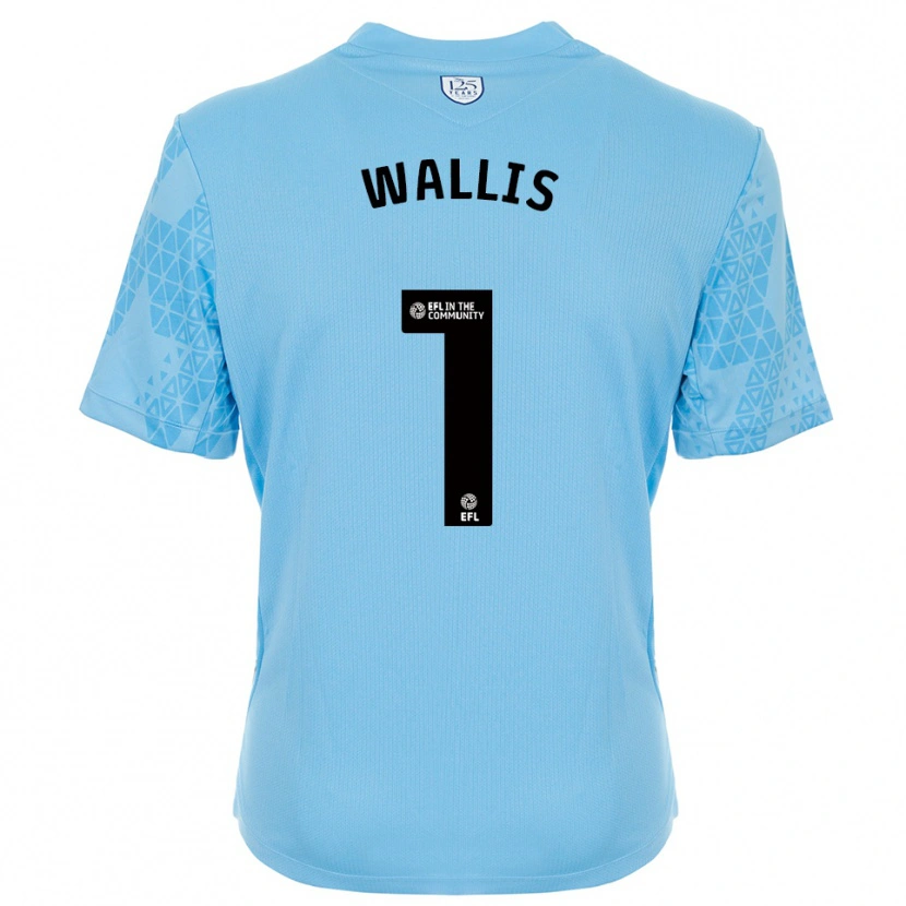 Danxen Homem Joe Wallis #1 Preto Azul Céu Camisola Guarda-Redes 2025/26 Camisa Brasil