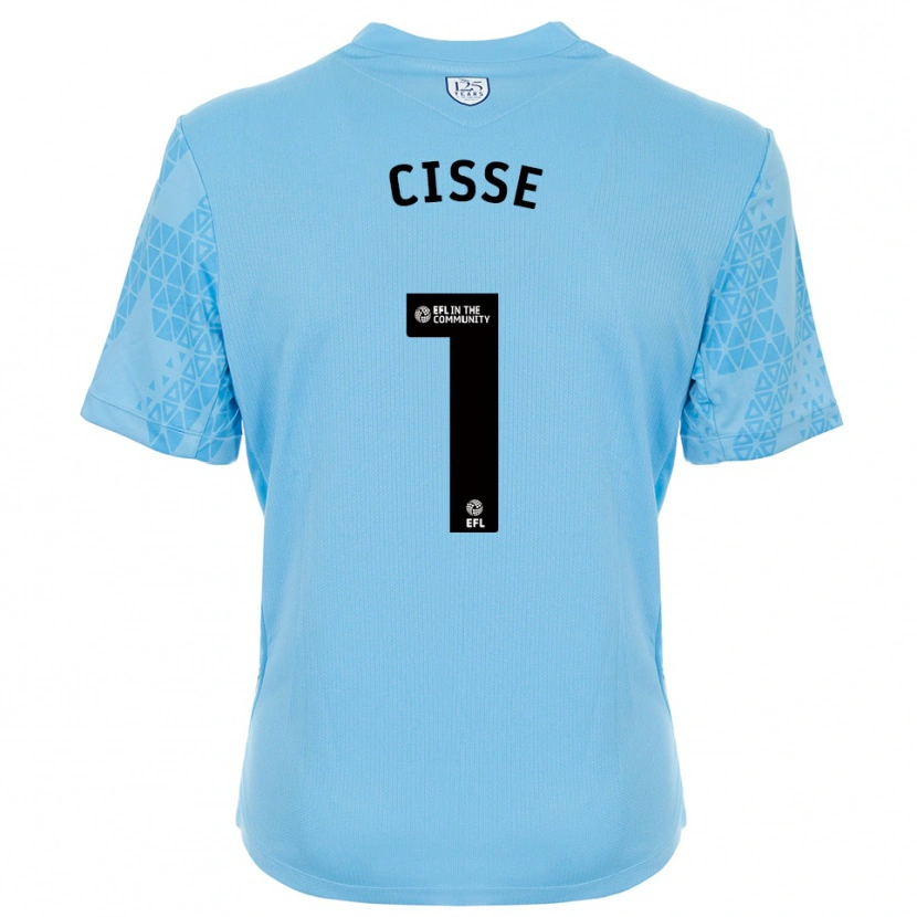 Danxen Homem Ben Cisse #1 Preto Azul Céu Camisola Guarda-Redes 2025/26 Camisa Brasil