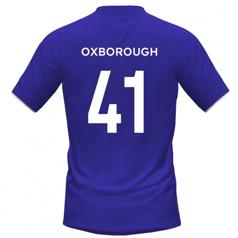 Danxen Homem Ewan Oxborough #41 Azul Real Camisola Guarda-Redes 2025/26 Camisa Brasil