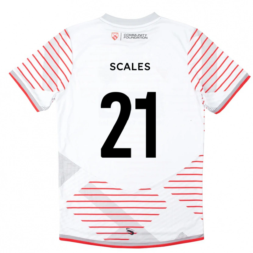 Danxen Homem Alfie Scales #21 Vermelho Branco Camisola Guarda-Redes 2025/26 Camisa Brasil