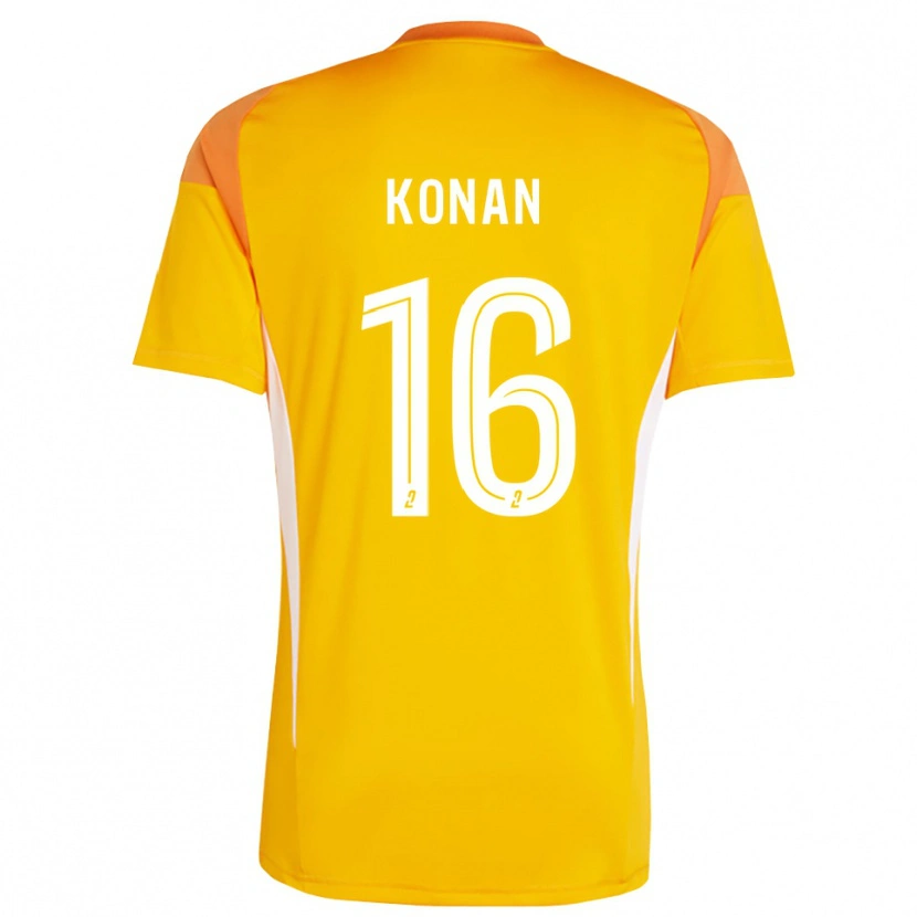 Danxen Homem Yvann Konan #16 Vermelho Laranja Camisola Guarda-Redes 2025/26 Camisa Brasil