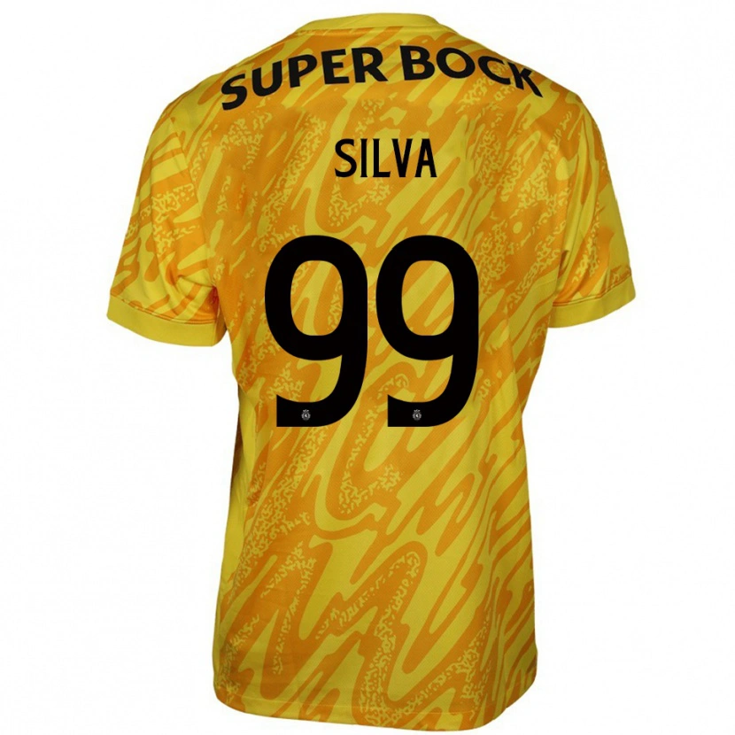 Danxen Homem Francisco Silva #99 Amarelo Laranja Camisola Guarda-Redes 2025/26 Camisa Brasil