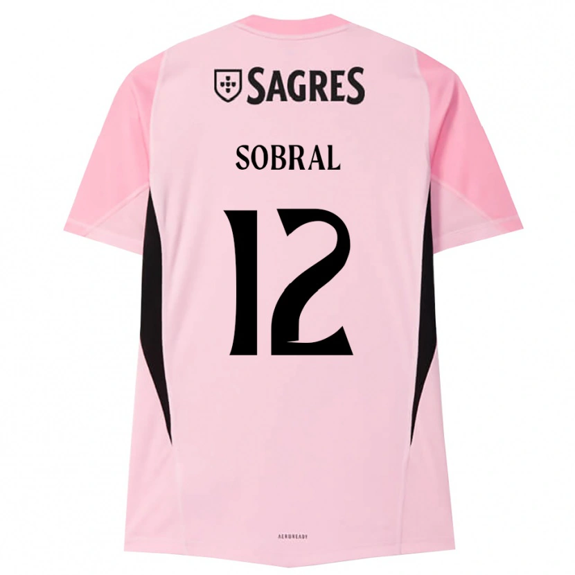 Danxen Homem Gonçalo Sobral #12 Rosa Preto Camisola Guarda-Redes 2025/26 Camisa Brasil