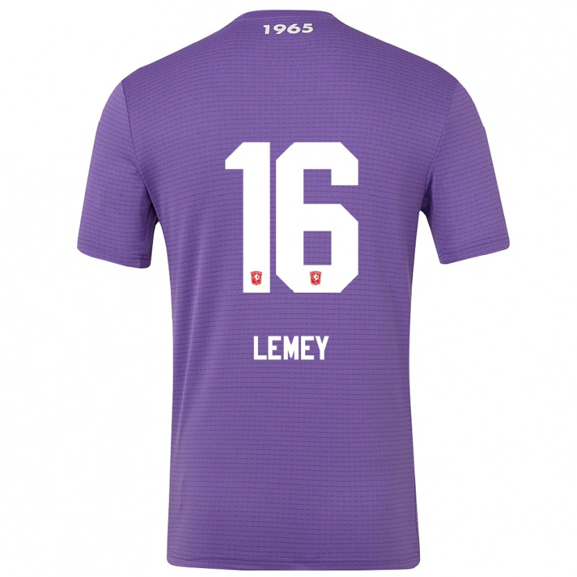Danxen Homem Diede Lemey #16 Roxo Médio Camisola Guarda-Redes 2025/26 Camisa Brasil