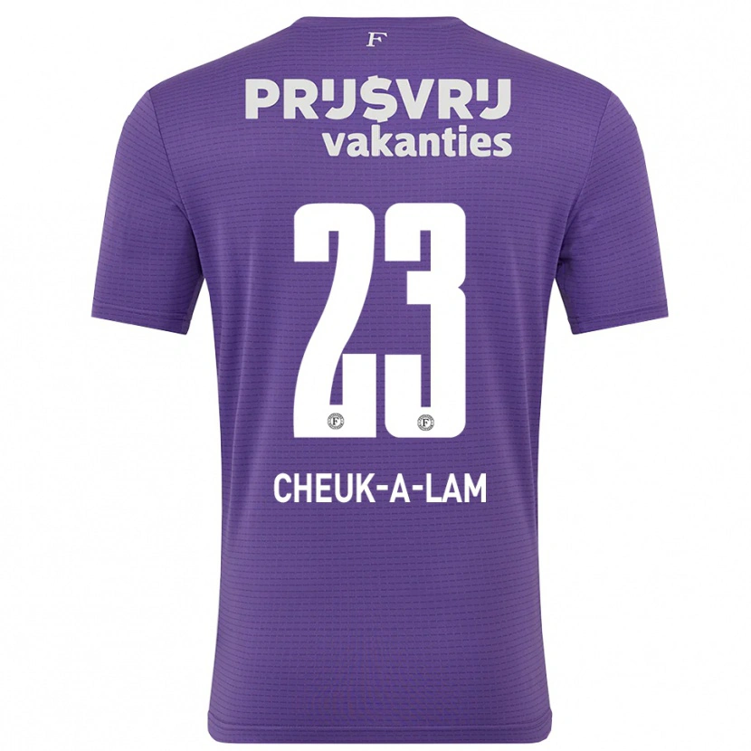 Danxen Homem Lee-Quincy Cheuk-A-Lam #23 Roxo Branco Camisola Guarda-Redes 2025/26 Camisa Brasil