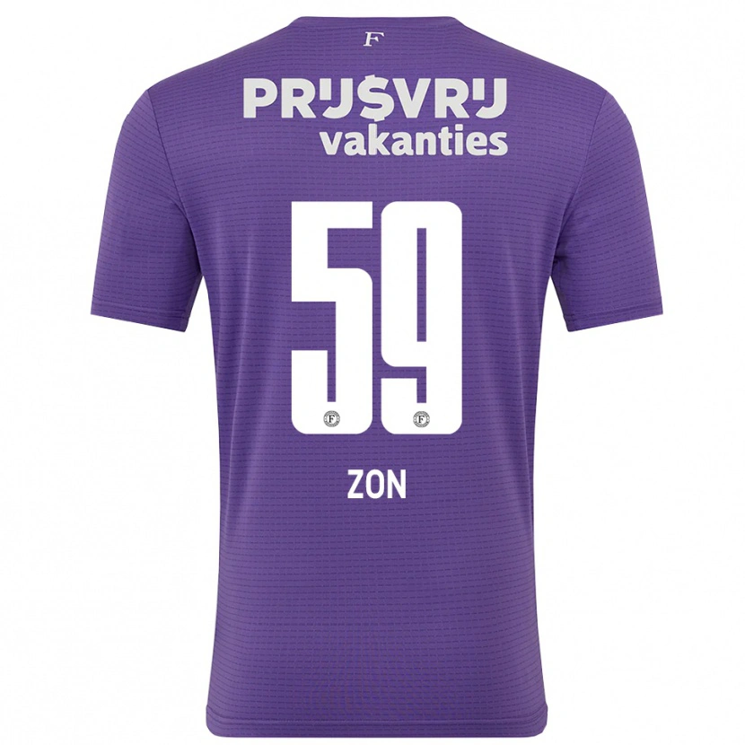 Danxen Homem Oier Zon #59 Roxo Branco Camisola Guarda-Redes 2025/26 Camisa Brasil