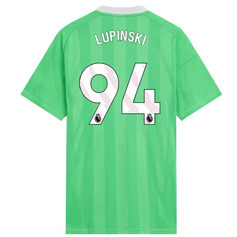 Danxen Homem Remi Lupinski #94 Verde Claro Branco Camisola Guarda-Redes 2025/26 Camisa Brasil