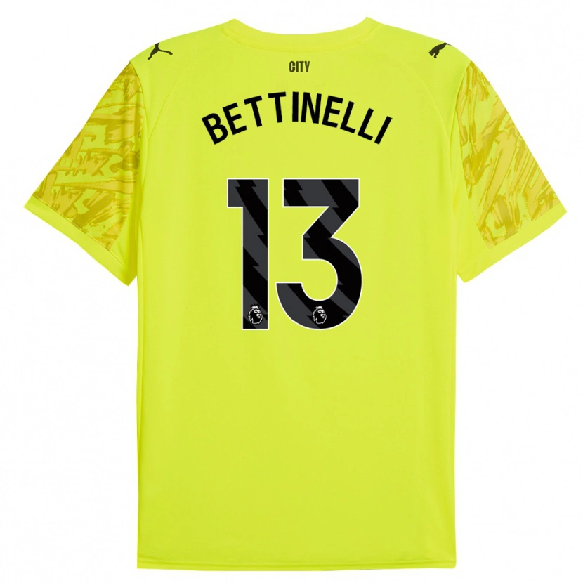 Danxen Homem Marcus Bettinelli #13 Amarelo Laranja Preto Camisola Guarda-Redes 2025/26 Camisa Brasil