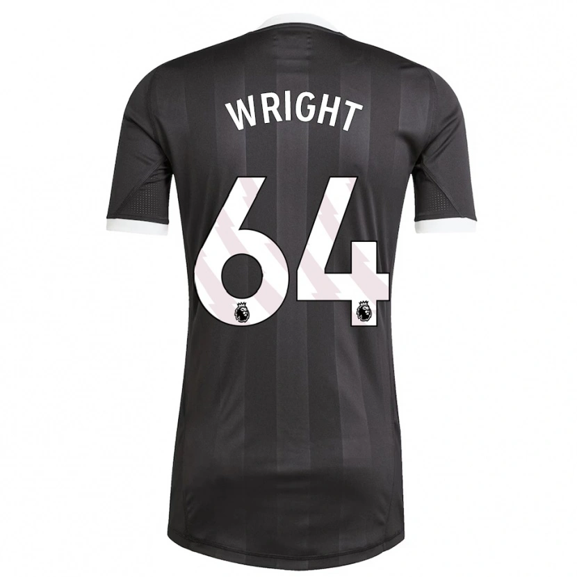 Danxen Homem James Wright #64 Preto Branco Camisola Guarda-Redes 2025/26 Camisa Brasil