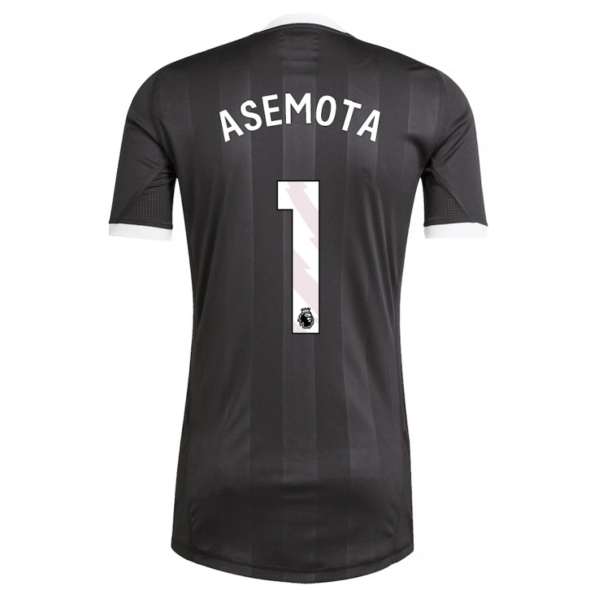 Danxen Homem Owen Asemota #1 Preto Branco Camisola Guarda-Redes 2025/26 Camisa Brasil