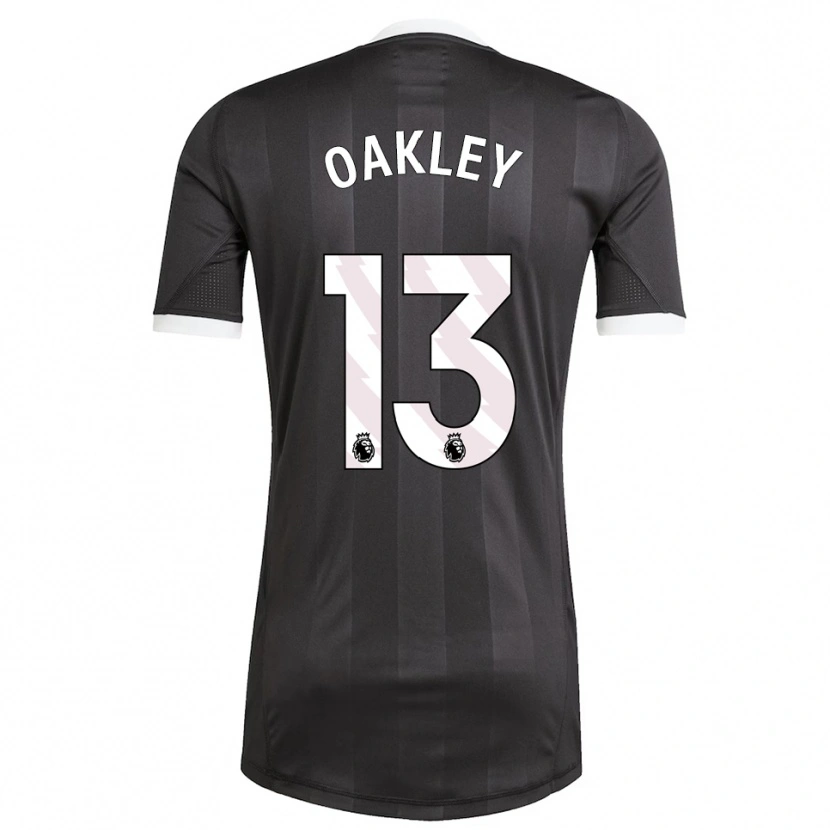 Danxen Homem Rhys Oakley #13 Preto Branco Camisola Guarda-Redes 2025/26 Camisa Brasil
