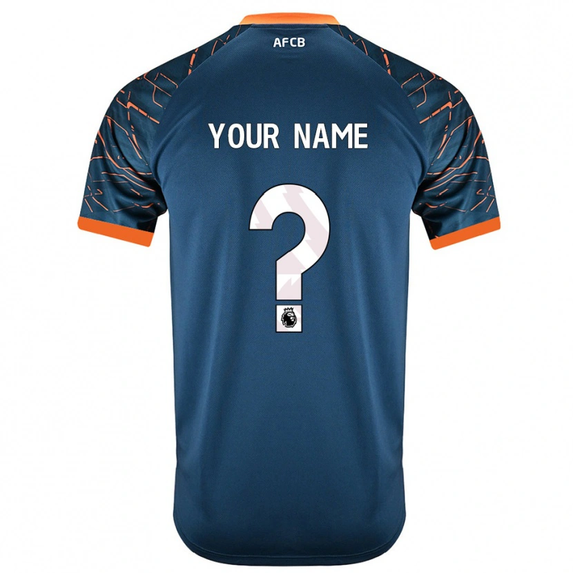 Danxen Homem AFC Bournemouth Azul Ardósia Escuro Camisola Guarda-Redes 2025/26 Camisa Brasil