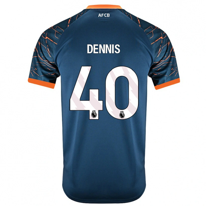 Danxen Homem Will Dennis #40 Azul Ardósia Escuro Camisola Guarda-Redes 2025/26 Camisa Brasil