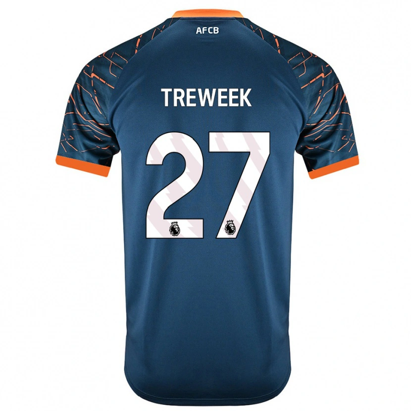 Danxen Homem Amber Treweek #27 Azul Ardósia Escuro Camisola Guarda-Redes 2025/26 Camisa Brasil