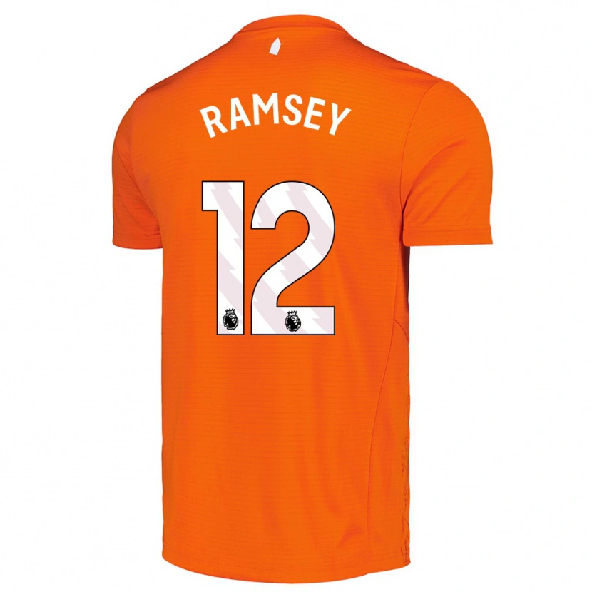 Danxen Homem Emily Ramsey #12 Laranja Preto Camisola Guarda-Redes 2025/26 Camisa Brasil