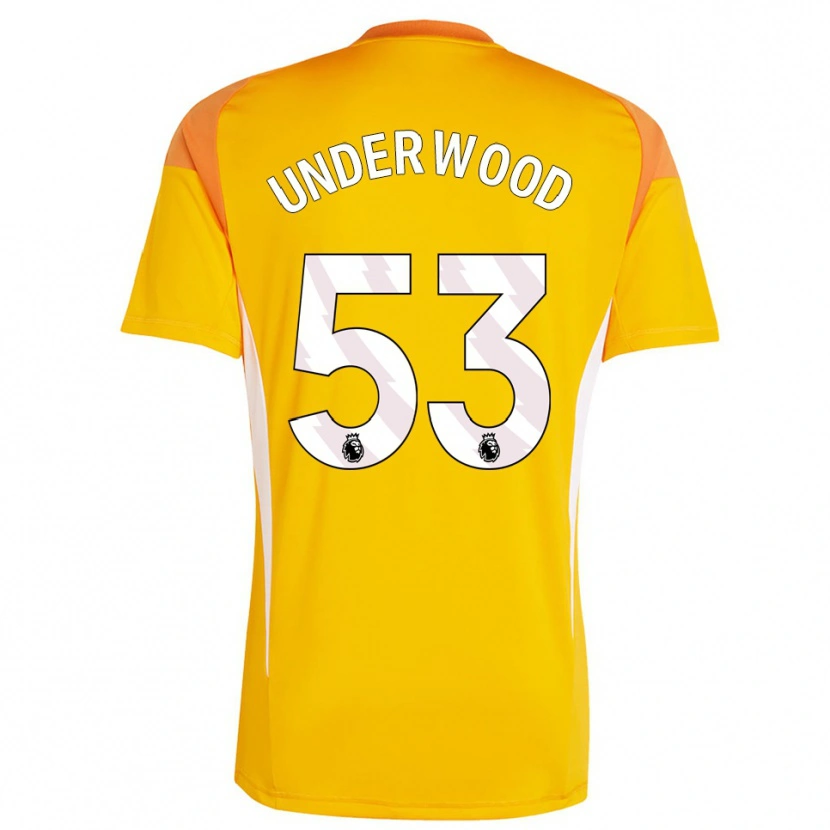 Danxen Homem Marco Underwood #53 Laranja Branco Camisola Guarda-Redes 2025/26 Camisa Brasil