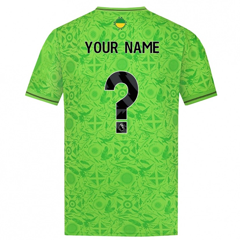 Danxen Homem Wolverhampton Wanderers Verde Preto Camisola Guarda-Redes 2025/26 Camisa Brasil