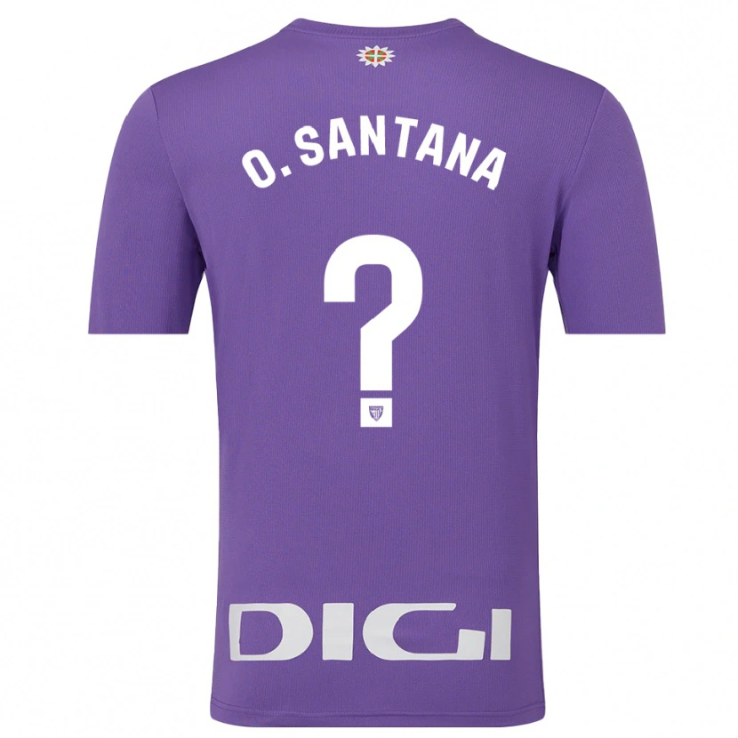 Danxen Homem Olatz Santana Amado #0 Roxo Branco Camisola Guarda-Redes 2025/26 Camisa Brasil