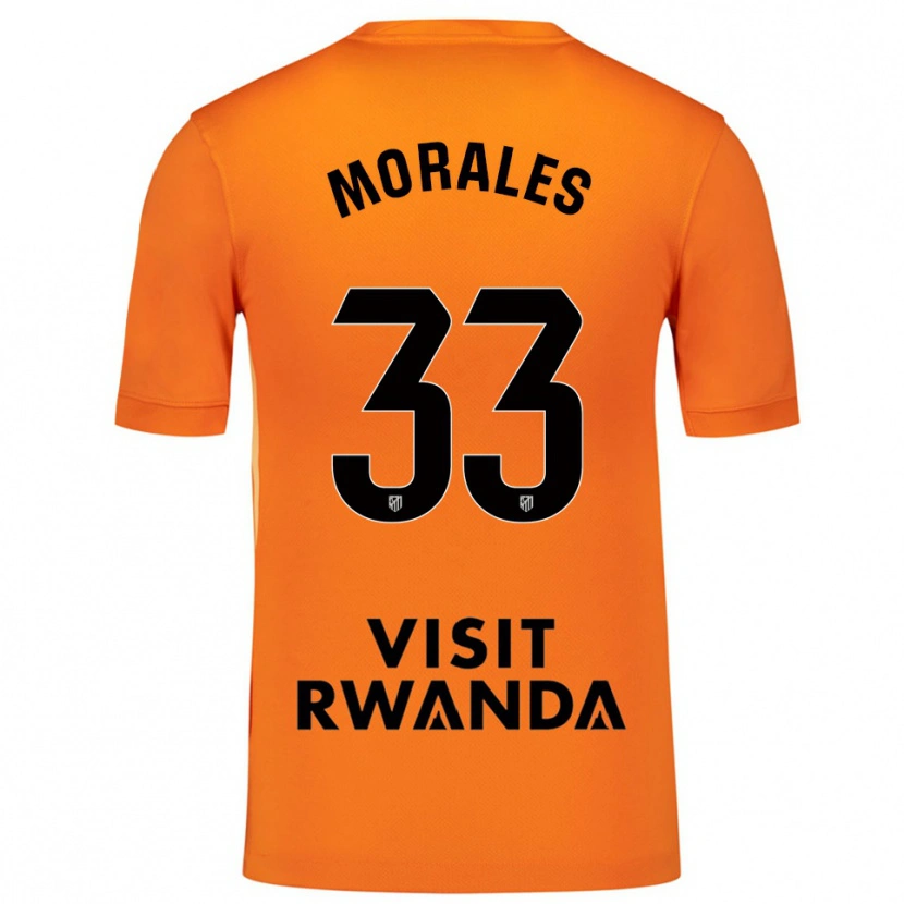 Danxen Homem Luismi Morales #33 Laranja Preto Camisola Guarda-Redes 2025/26 Camisa Brasil