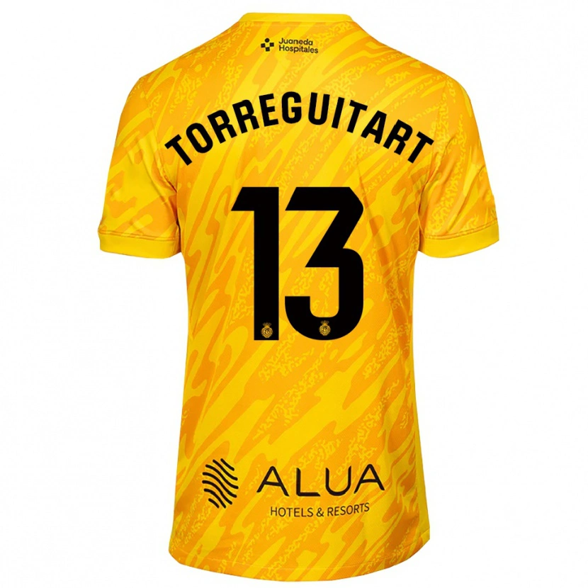 Danxen Homem Nil Torreguitart #13 Laranja Preto Camisola Guarda-Redes 2025/26 Camisa Brasil