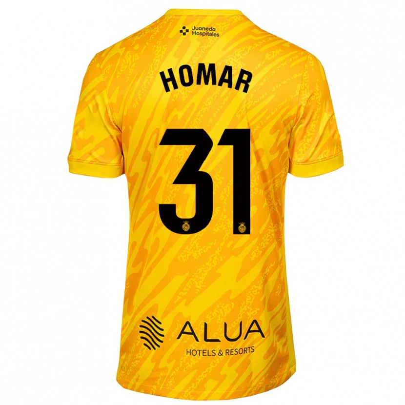 Danxen Homem Gaspar Homar #31 Laranja Preto Camisola Guarda-Redes 2025/26 Camisa Brasil