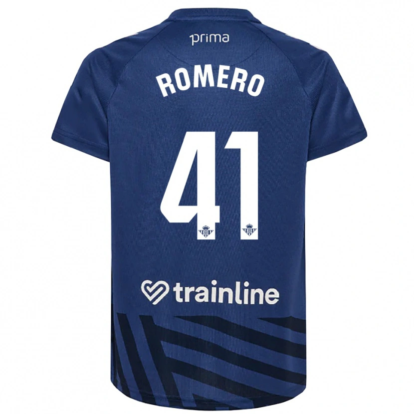 Danxen Homem José Romero #41 Azul Real Branco Camisola Guarda-Redes 2025/26 Camisa Brasil