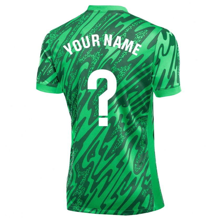 Danxen Homem Elche CF Verde Escuro Branco Camisola Guarda-Redes 2025/26 Camisa Brasil