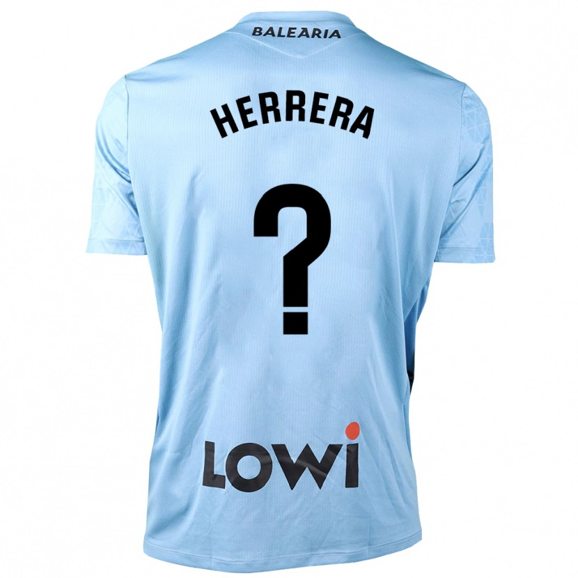 Danxen Homem Asier Herrera #0 Azul Claro Preto Camisola Guarda-Redes 2025/26 Camisa Brasil