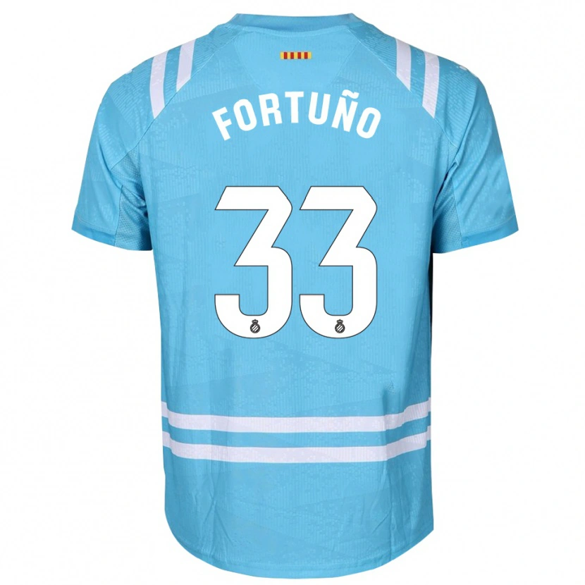 Danxen Homem Ángel Fortuño #33 Azul Claro Branco Camisola Guarda-Redes 2025/26 Camisa Brasil