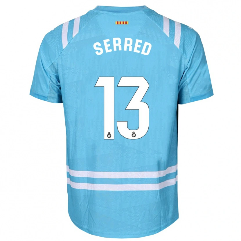 Danxen Homem Llorenç Serred #13 Azul Claro Branco Camisola Guarda-Redes 2025/26 Camisa Brasil
