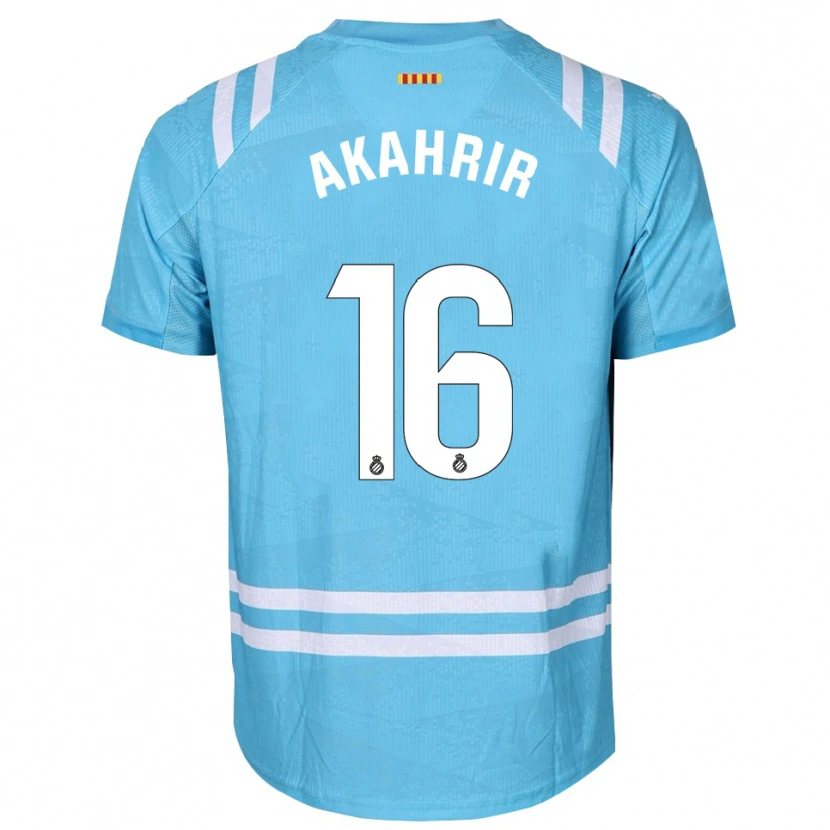 Danxen Homem Mohamed Akahrir #16 Azul Claro Branco Camisola Guarda-Redes 2025/26 Camisa Brasil