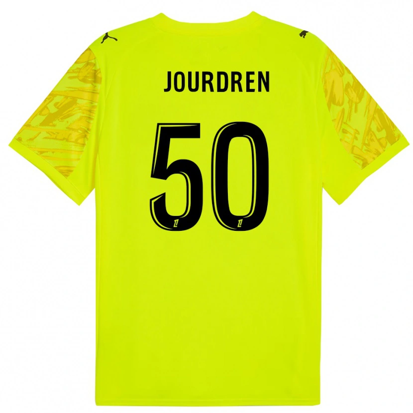 Danxen Homem Ilan Jourdren #50 Verde Fluorescente Preto Camisola Guarda-Redes 2025/26 Camisa Brasil