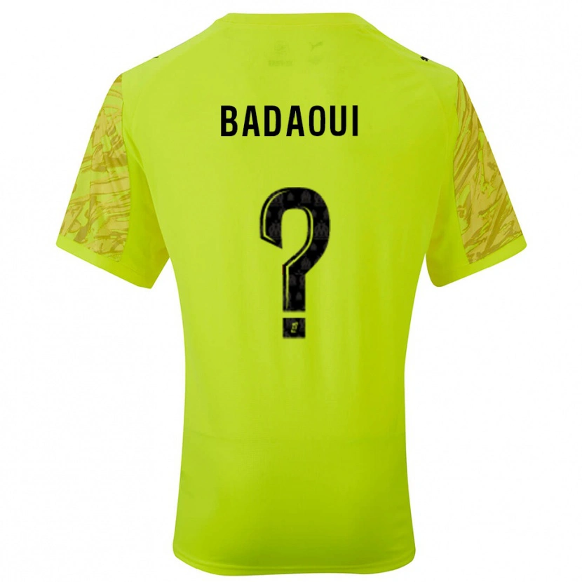 Danxen Homem Yassine Badaoui #0 Verde Fluorescente Preto Camisola Guarda-Redes 2025/26 Camisa Brasil