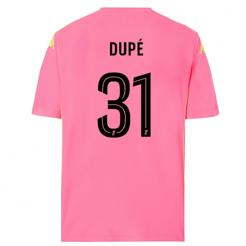 Danxen Homem Maxime Dupé #31 Rosa Choque Preto Camisola Guarda-Redes 2025/26 Camisa Brasil