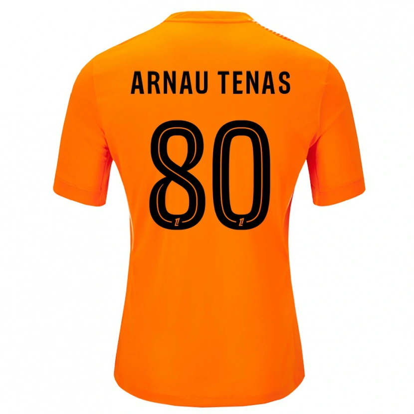 Danxen Homem Arnau Tenas #80 Laranja Preto Camisola Guarda-Redes 2025/26 Camisa Brasil