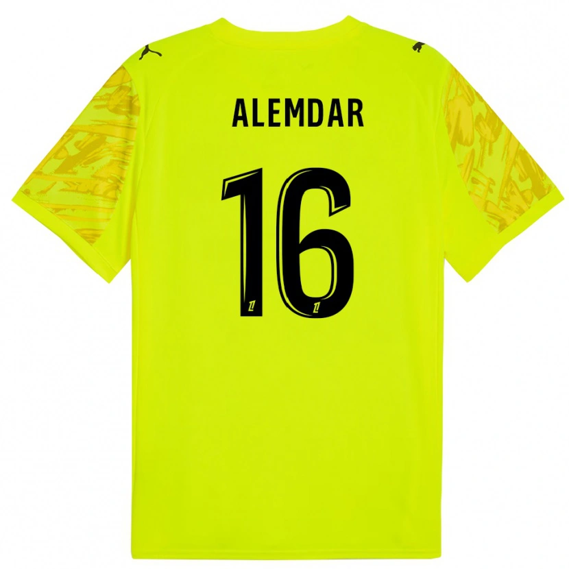 Danxen Homem Doğan Alemdar #16 Verde Fluorescente Amarelo Camisola Guarda-Redes 2025/26 Camisa Brasil