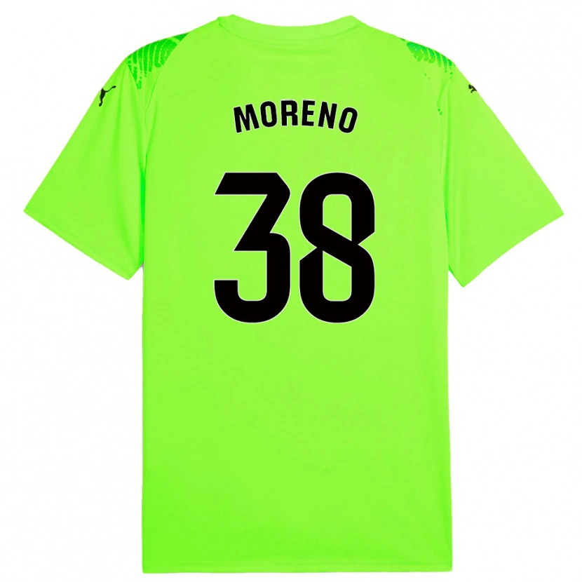 Danxen Homem Gerard Moreno #38 Verde Grama Camisola Guarda-Redes 2025/26 Camisa Brasil