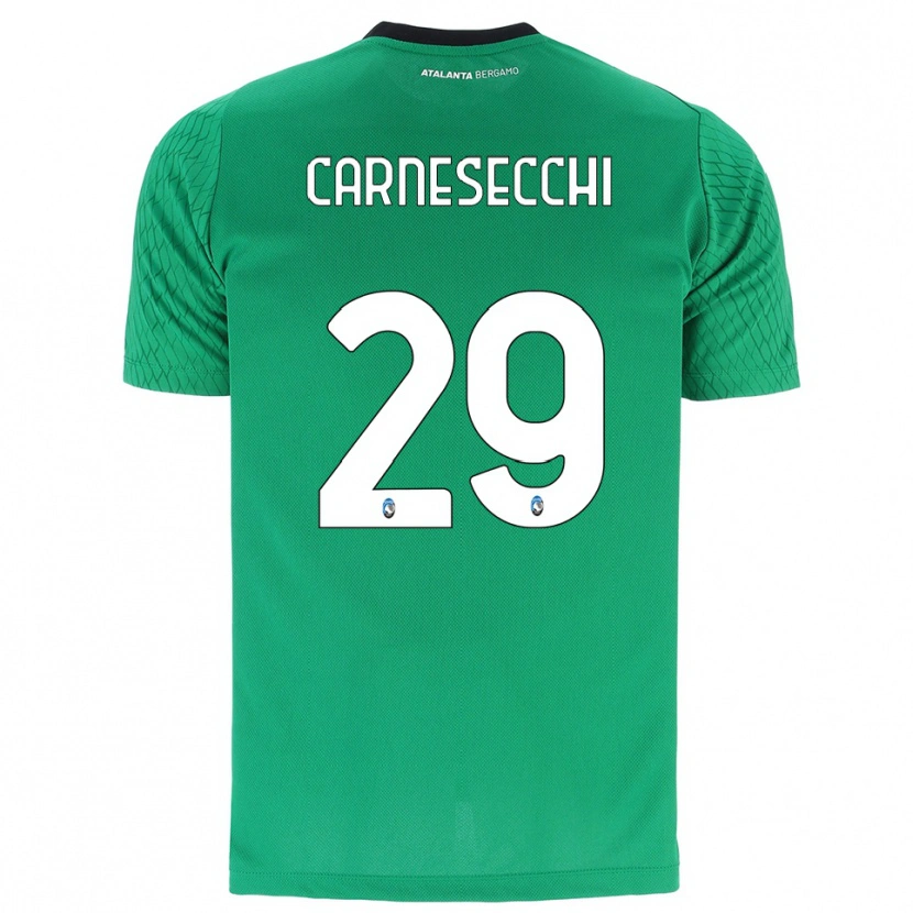 Danxen Homem Marco Carnesecchi #29 Verde Esmeralda Camisola Guarda-Redes 2025/26 Camisa Brasil
