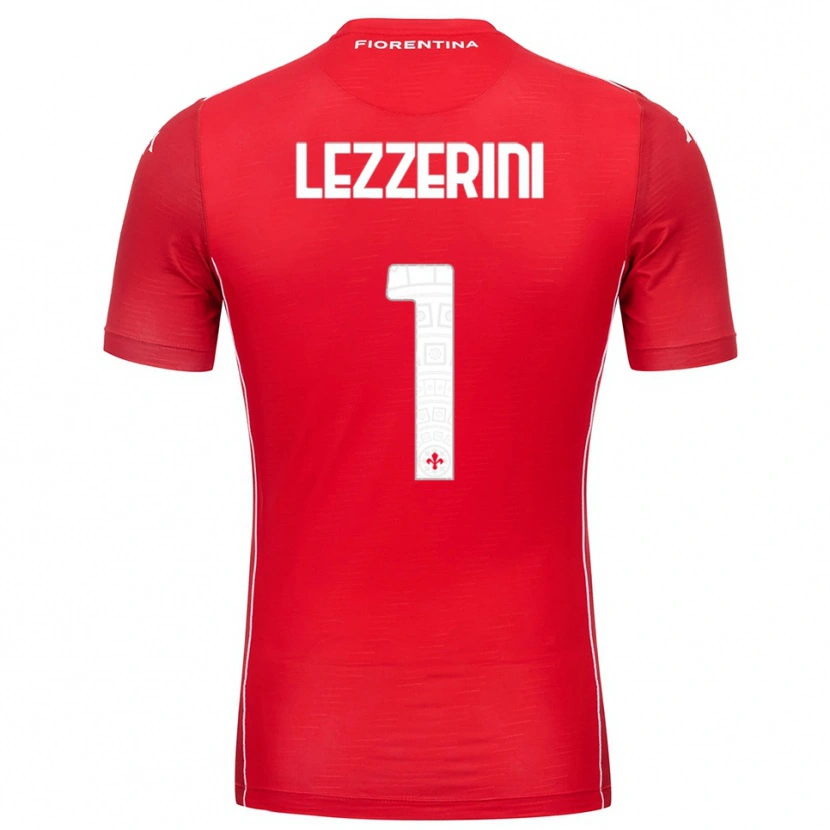 Danxen Homem Luca Lezzerini #1 Branco Vermelho Camisola Guarda-Redes 2025/26 Camisa Brasil