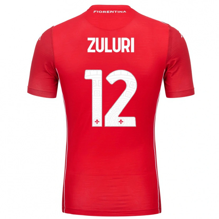 Danxen Homem Athena Zuluri #12 Branco Vermelho Camisola Guarda-Redes 2025/26 Camisa Brasil